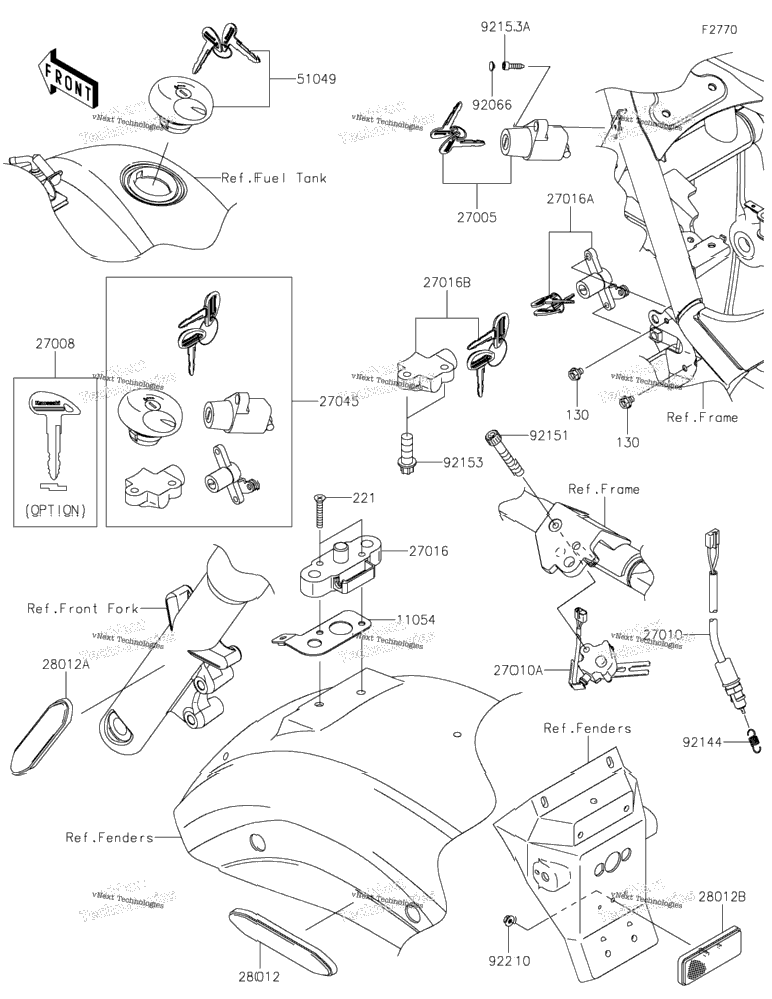 Ignition Switch/Locks/Reflectors 2
