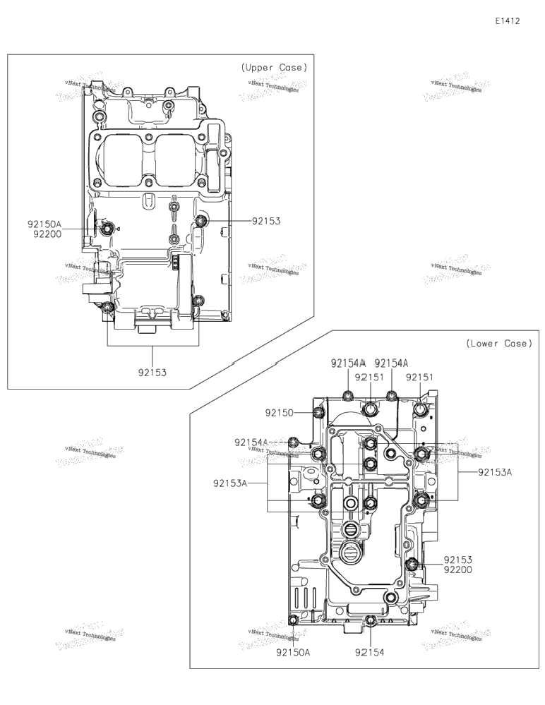 Crankcase Bolt Pattern