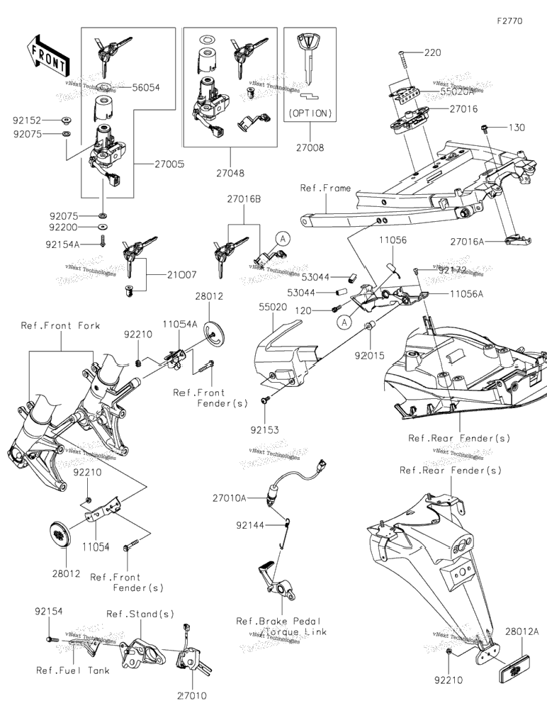 Ignition Switch/Locks/Reflectors