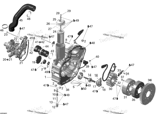Pto Cover And Magneto