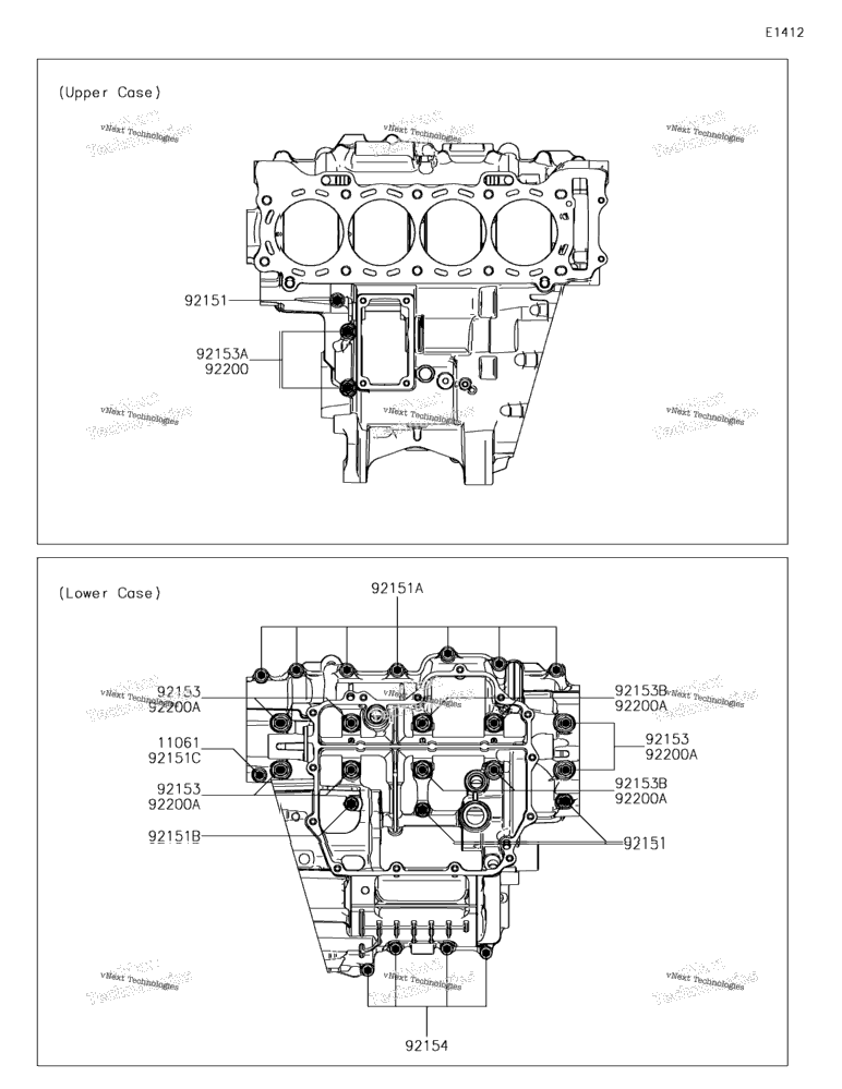 Crankcase Bolt Pattern