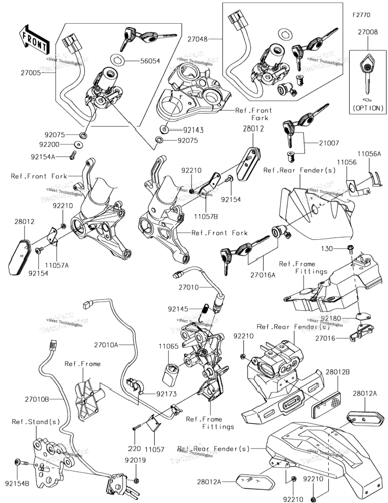 Ignition Switch/Locks/Reflectors