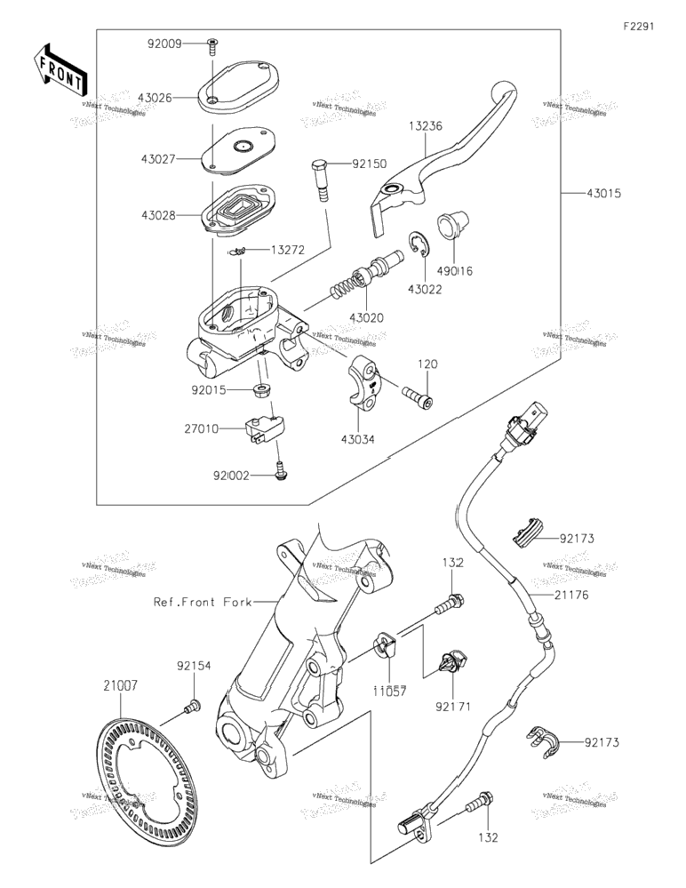 Front Master Cylinder