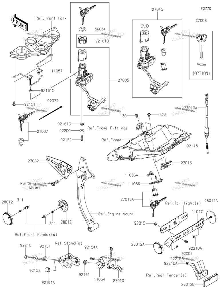 Ignition Switch/Locks/Reflectors