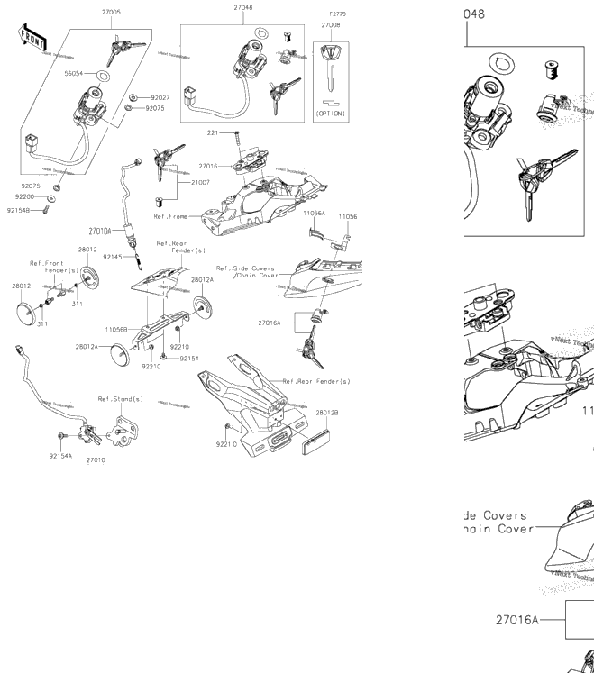 Ignition Switch/Locks/Reflectors