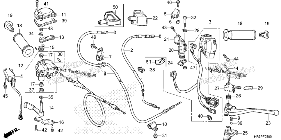 HANDLE LEVER / SWITCH / CABLE