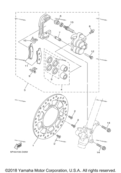 Front Brake Caliper