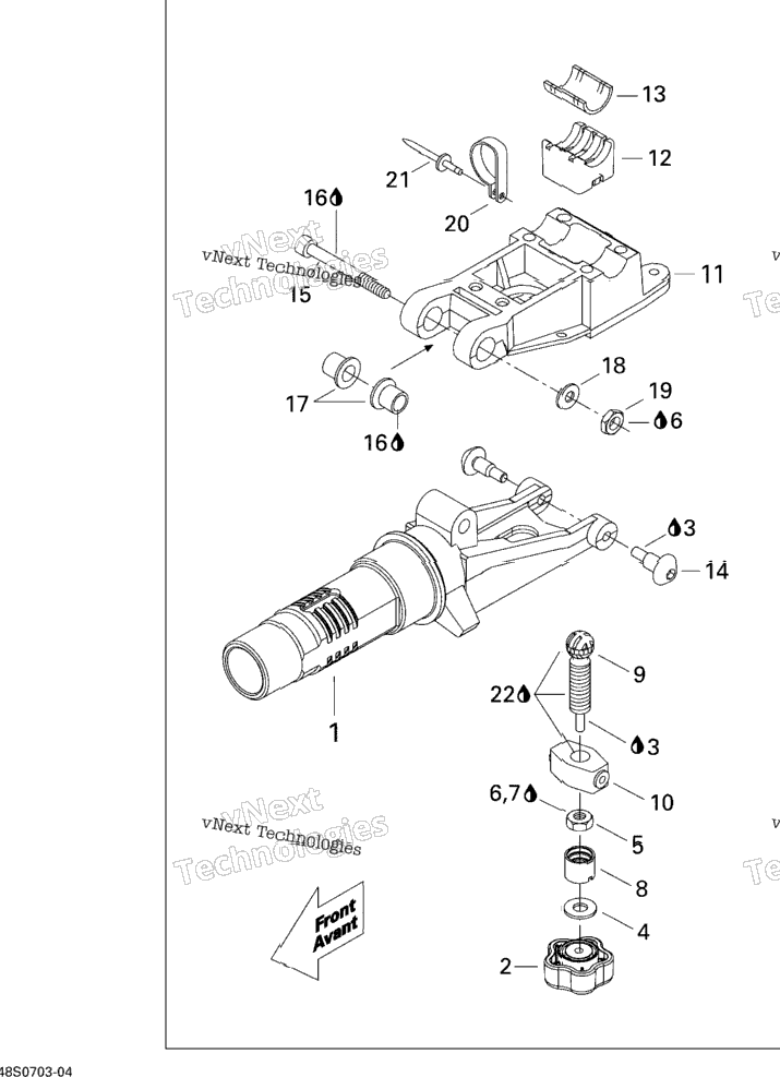 Adjustable Handle Bar Int