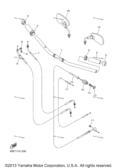 Steering Handle Cable