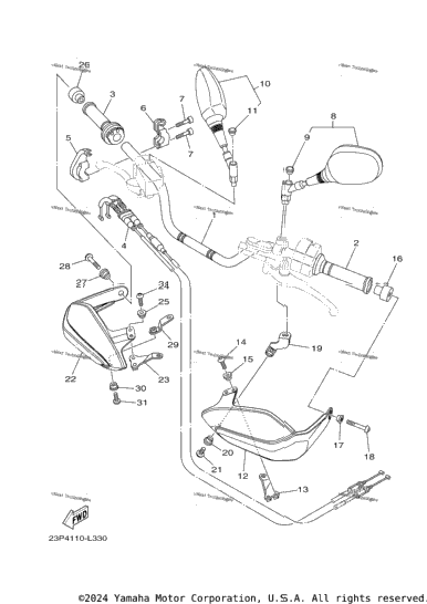 Steering Handle Cable