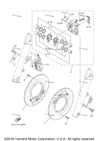 Front Brake Caliper