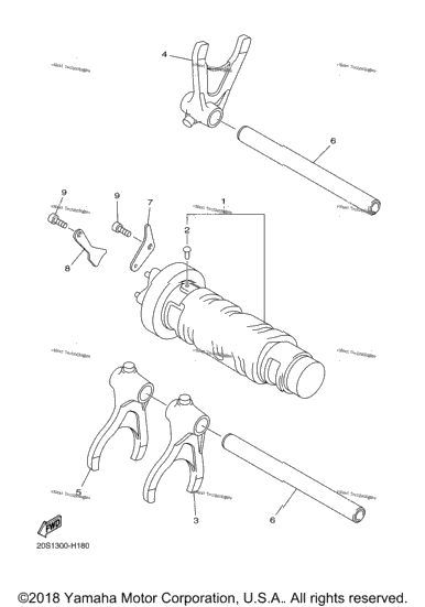 Shift Cam Fork