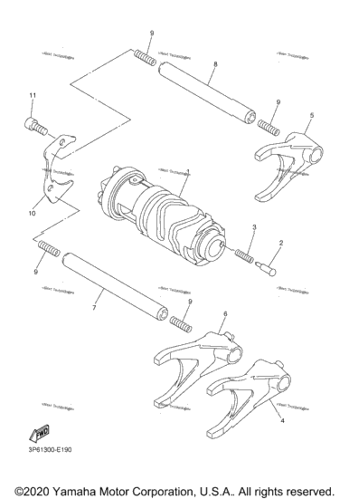 Shift Cam Fork