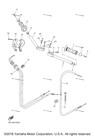 Steering Handle Cable