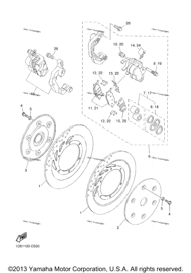 Front Brake Caliper