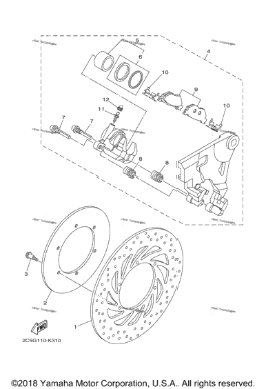 Rear Brake Caliper