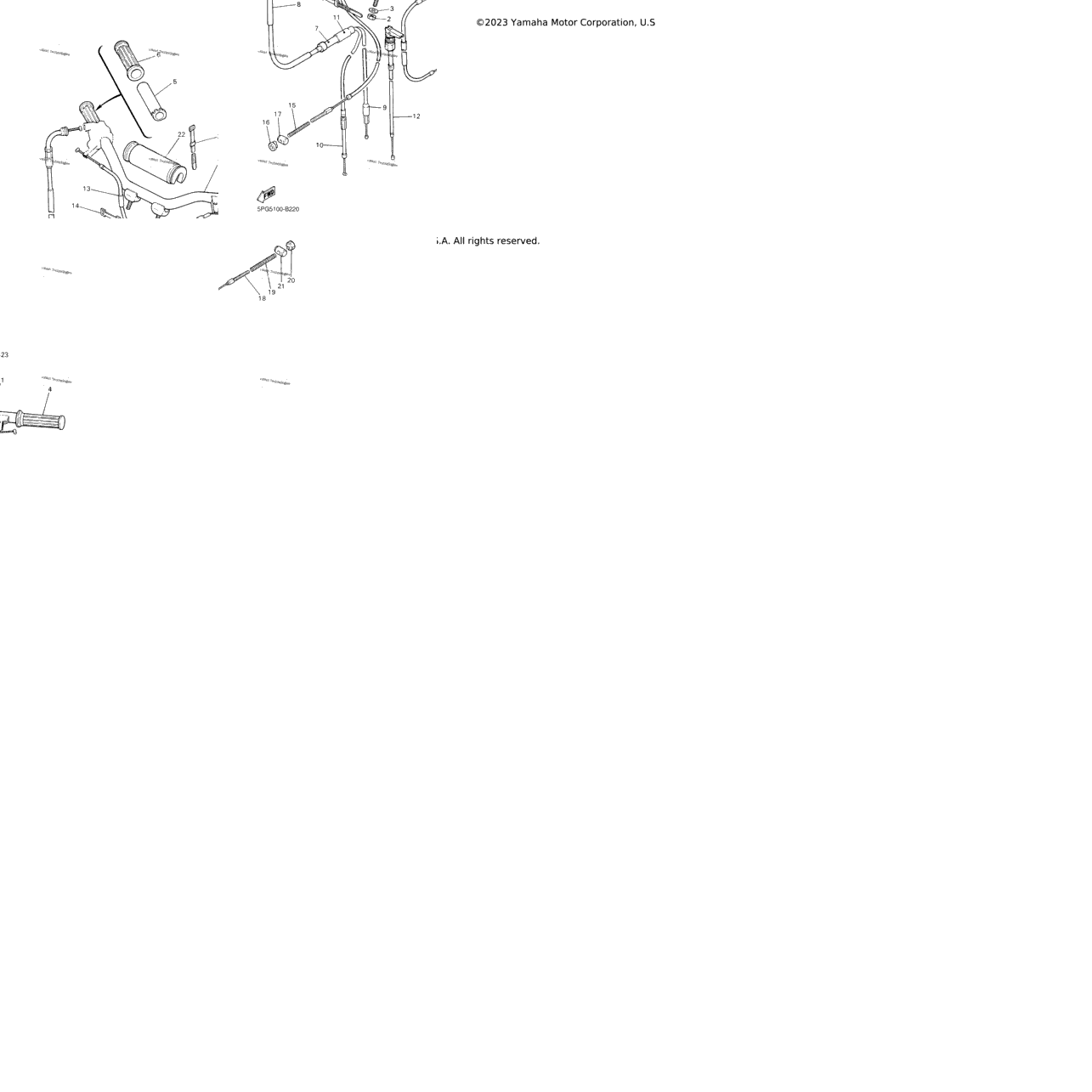 Steering Handle Cable