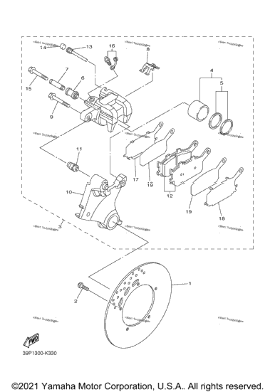 Rear Brake Caliper