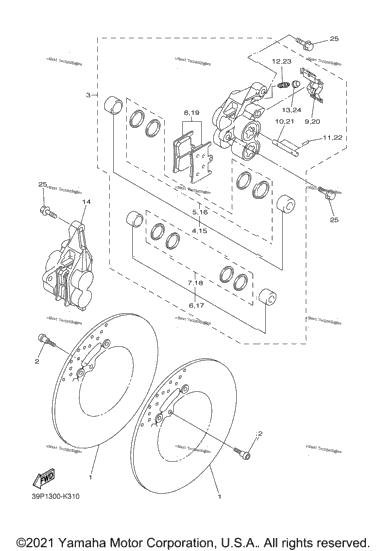 Front Brake Caliper