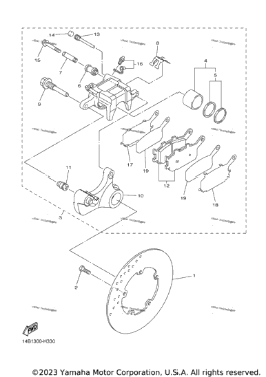 Rear Brake Caliper