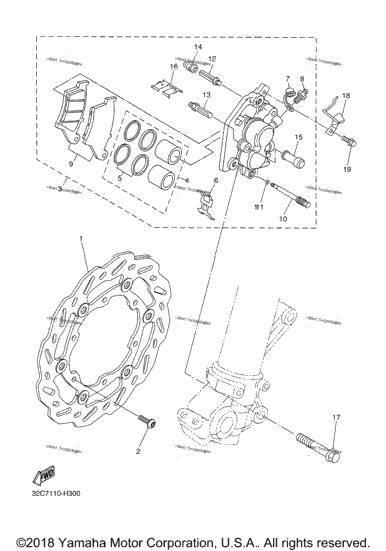 Front Brake Caliper
