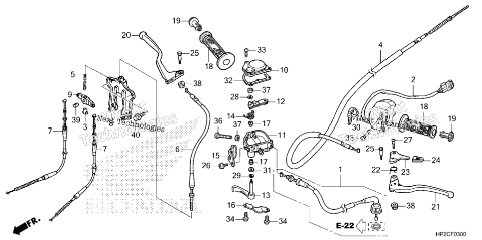 HANDLE LEVER / SWITCH / CABLE
