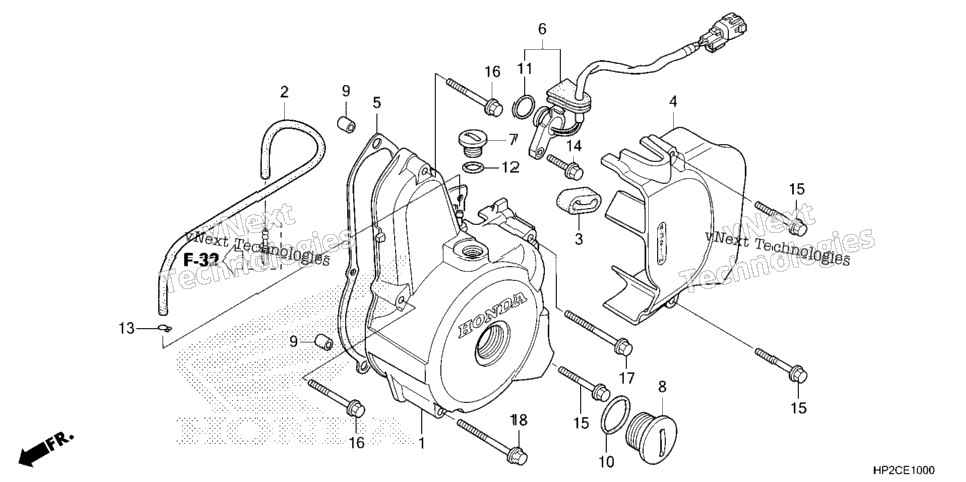 LEFT CRANKCASE COVER