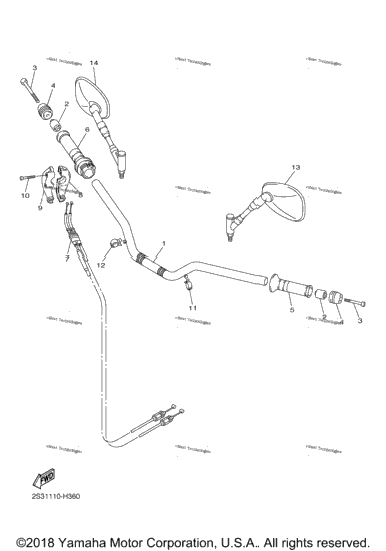 Steering Handle Cable