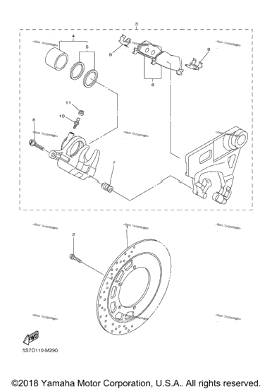 Rear Brake Caliper