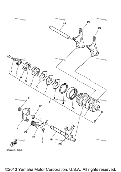 Shift Cam Fork