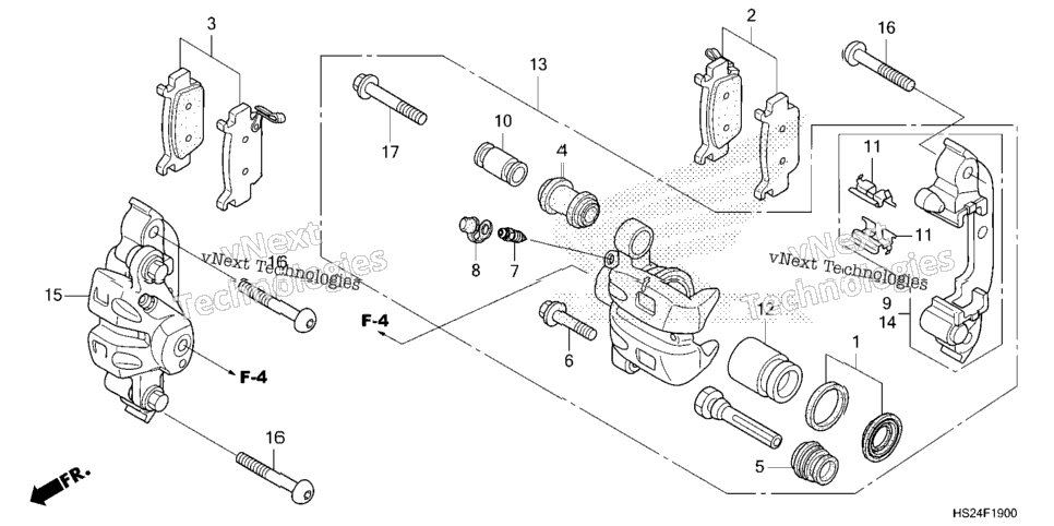 FRONT BRAKE CALIPER