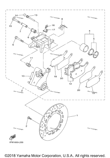 Rear Brake Caliper