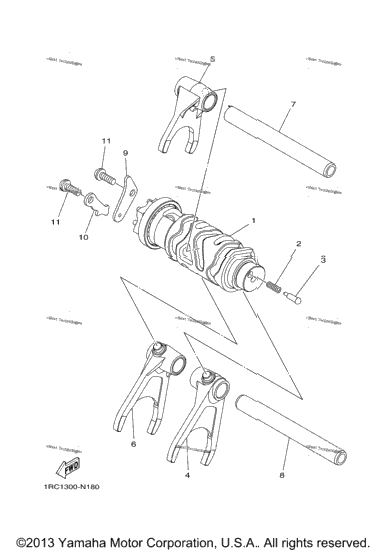 Shift Cam Fork