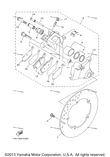 Rear Brake Caliper