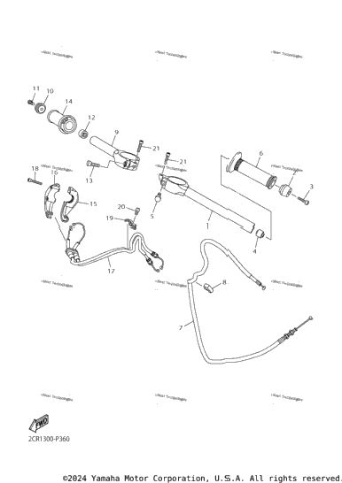 Steering Handle Cable