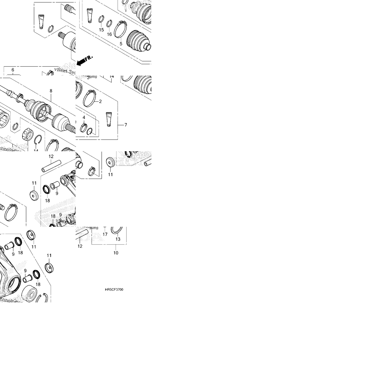 REAR KNUCKLE / REAR DRIVE SHAFT