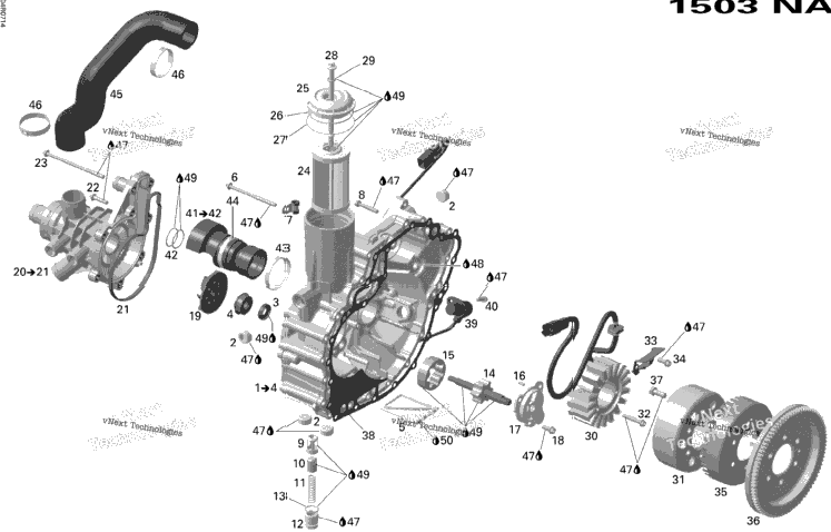 Pto Cover And Magneto