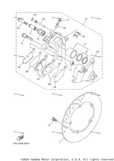 Rear Brake Caliper