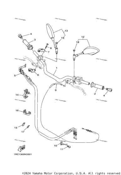 Steering Handle Cable