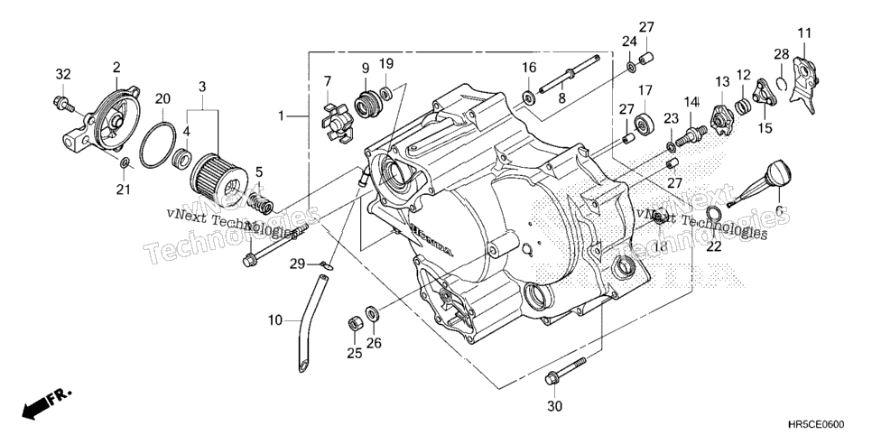 FRONT CRANKCASE COVER
