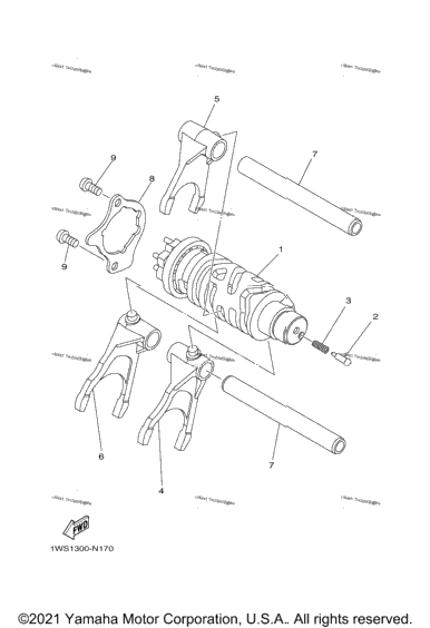 Shift Cam Fork