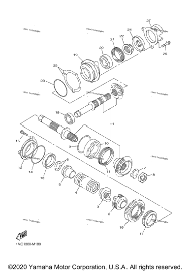 Middle Drive Gear