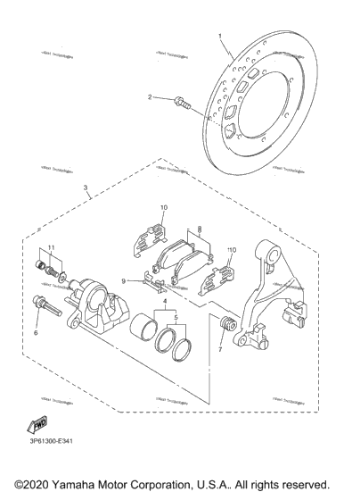 Rear Brake Caliper