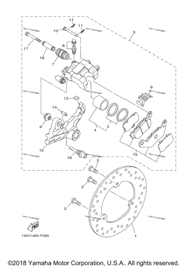 Rear Brake Caliper