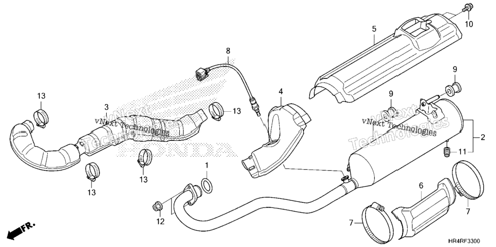 EXHAUST MUFFLER