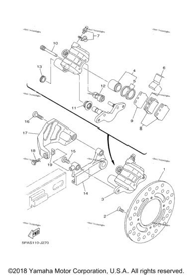 Rear Brake Caliper