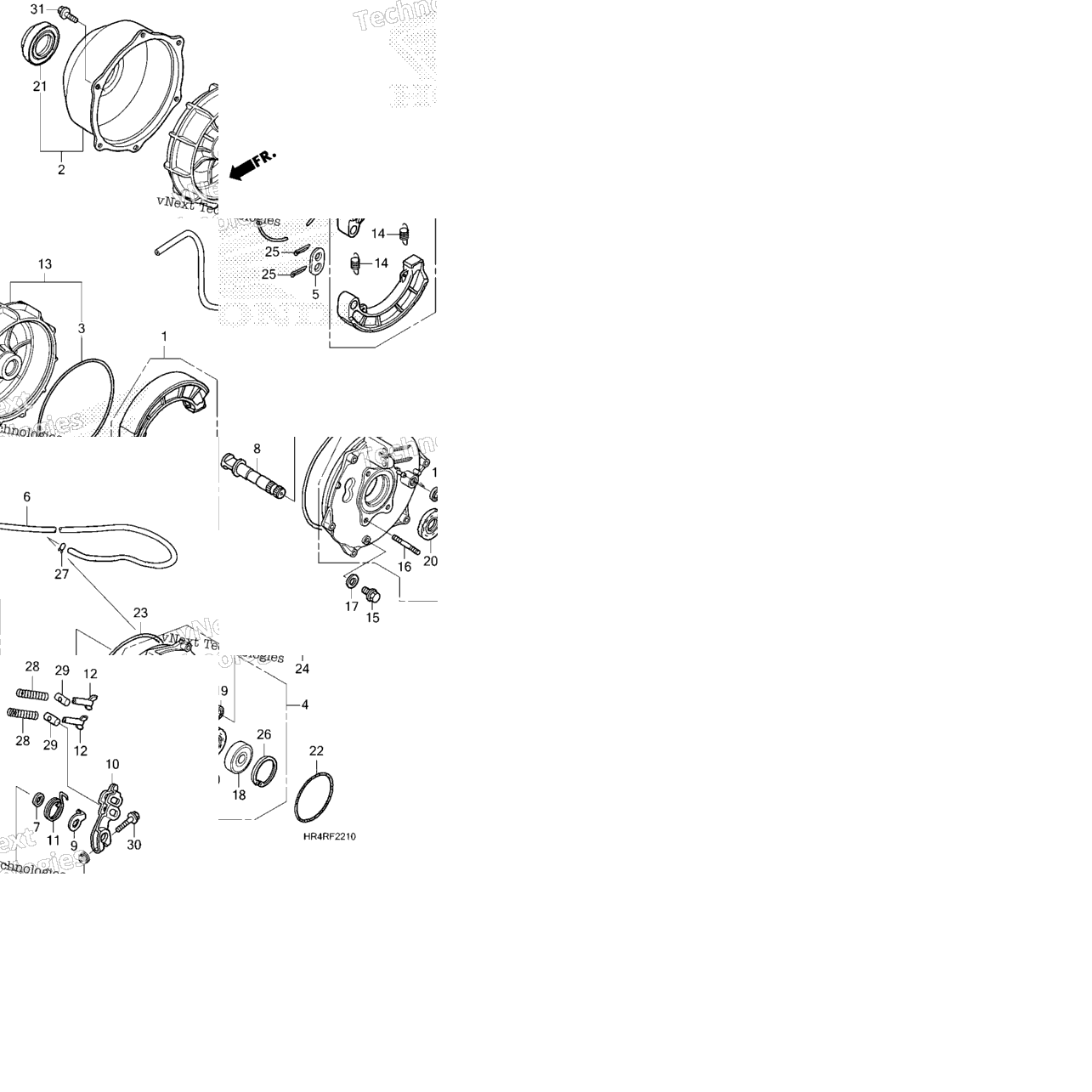 REAR BRAKE PANEL