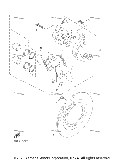 Front Brake Caliper