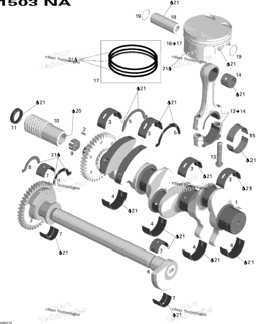 Crankshaft And Pistons