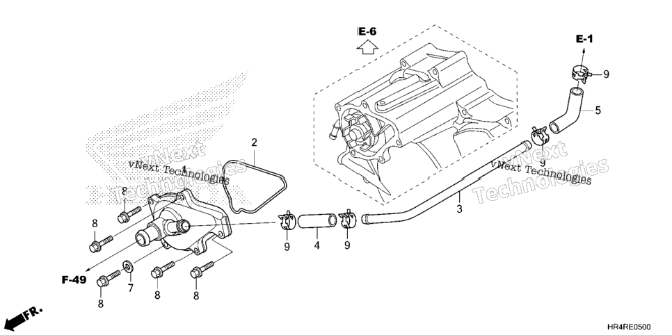 WATER PUMP COVER